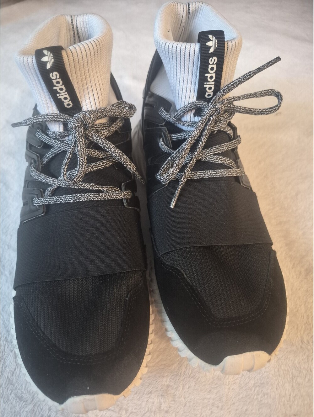 Size 10 1/2 Adidas Tubular Doom Yin Yang